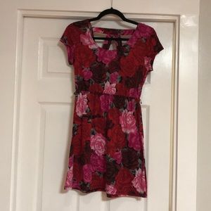 Flower print summer dress